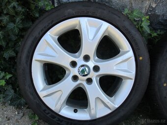 Alu kola Škoda Pallas 5x112 R17 Pneu letní 225/45R17 - 4