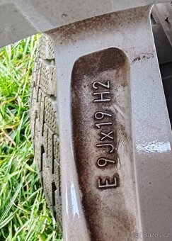 Moc pěkná zimní sada originálních ALU kol BMW 5X112 19 .... - 4
