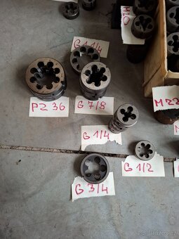 Závitníky a závitová očka G,PZ - 4