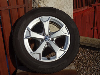 Kodiaq + Tiguan - zánovní zimní alu kola 17" 5x112 ET38 - 4