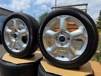 Alu kola 4x108 r15 Ford Fiesta + zánovní pneu 195/50/15 - 4