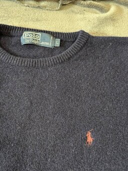 Polo Ralph Lauren modrý svetr velikost L - 4