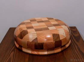 Skládaná mísa ze 4 druhů dřeva - 4