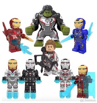 Figúrky Superhrdinovia (8ks) typ lego 2 - nové - 4