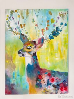 Olejomalba - Lesní duchové (2x60x80) - 4