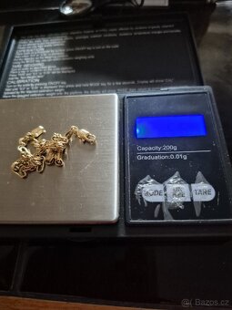 Zlatý řetízek 18k zdobený - 4