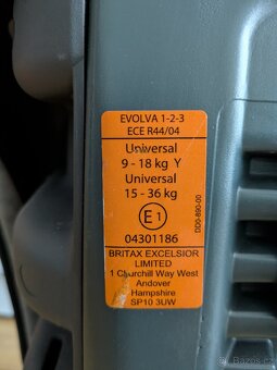 Dětská autosedačka Britax römer 9-36kg - 4