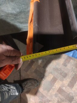Okap 120mm a okapový svod PR.80mm Hnědý - 4