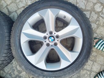BMW X5 ALU. kola s pneu 255/50/19 zimní R19 - 4