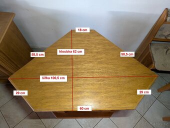 TV rohový stolek - 4