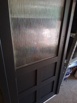 Nove plastove dvere 995x2000 antracit/ bila - 4