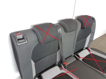 Zadní opěradla sedadel, opěrka hlavy Škoda Fabia III - 4