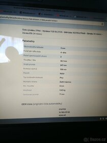 Brzdové kotouče zadní Peugeot Citroen - 4