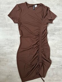 Džínová bundička a šaty H&M vel. Xs - 4