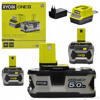 RYOBI – nový kompresor + baterie a nabíječka – 18V ONE+ - 4