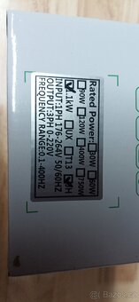 Frekvenční měnič 1,1kw vstup 220v - 4