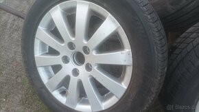 4x ALU R16 5x112 pneu 205/55/16 + rezerva 215/55/16 - 4