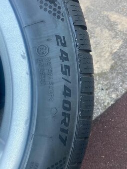 BMW – originální dvourozměrná kola, ALU 17” + zimní pneu - 4