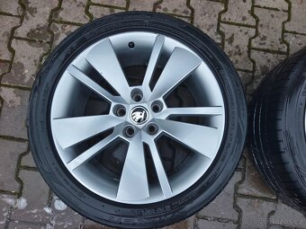 Pěkná letní alu sada Zenith 18" Škoda Superb 235/45 R18 - 4