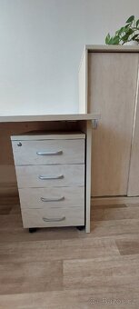 Psací stůl s kontejnerem a komodou - 4