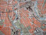 Vojenská profesionální tajná mapa Plzeň ska ČSLA - 4