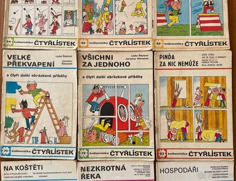 Čtyřlístek, mix sada 9 ks č 54 až 175 - 4