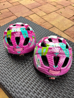 2 x Dětská cyklistická helma Specialized Mio - pink birds - 4