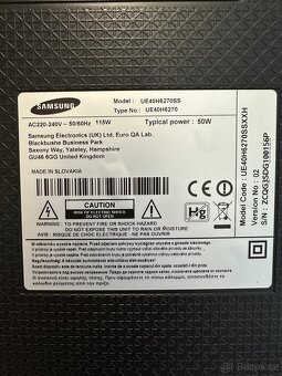 Samsung Smart TV UE40H6270SS – 40”, plně funkční - 4