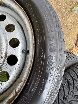 Disky s pneu zimní 185/55 R14 4x100 z VW Lupo - 4