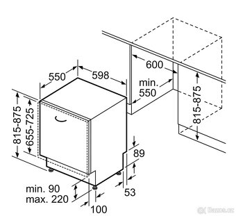 Vestavná myčka Siemens SN63HX14CE- NOVÁ- - 4