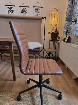 Kancelářská židle koňaková - 4