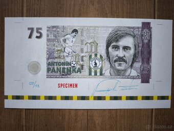 5ks Antonín Panenka 75 - bankovní arch - 4