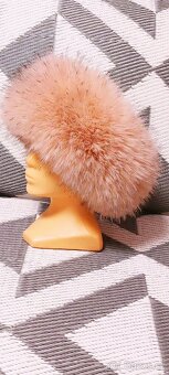 LUXUSNÍ KOŽEŠINOVÁ TEPLÁ ČELENKA - 4