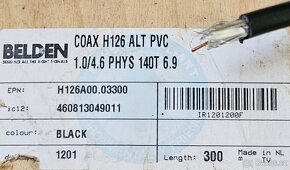 Koaxiální kabel Belden 160m/H126 ALT PVC 1.0/4.6 PHYS 140T 6 - 4