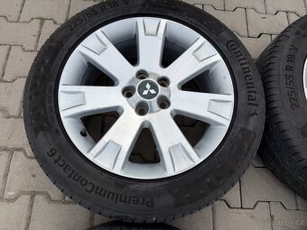 4x al kola 5x114.3 + pneu letní 225/55 R18 - 4