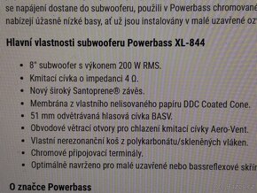 Subwoofer Powerbass XL-844 - 4
