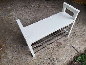 Ikea lavice s botníkem Hemnes - 4
