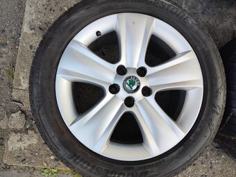 17"alu sada 5x112 origo Škoda Yeti Octavia 2 Scout 225/50 - 4