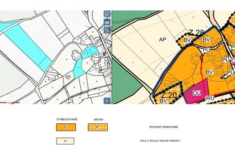 Prodej podílu 3/8 stavebního pozemku 438 m², Hrazany - 4