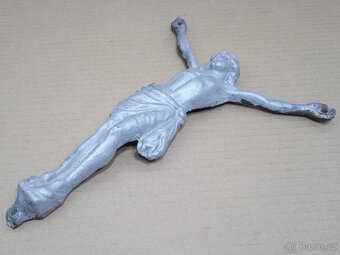 Ježíš Kristus Retro kovová soška - 4