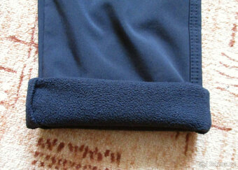 Zimní softshellové kalhoty černé kratší délka M 38 - 4