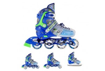 4v1 Dětské brusle lední a inline Nils Extreme - 4