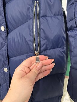 Krasný pěřový kabát Karl Lagerfeld - 4