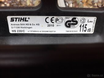 Motorova pila Stihl MS 230C - 4