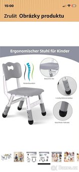 Stůl a dvě židle pro děti - 4