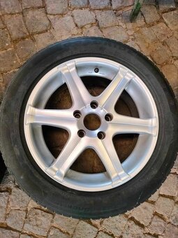 ALU kola + zimní pneu 225/55/17 5x112 ET30 - 4