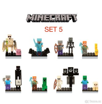 Rôzne figúrky Minecraft - typ lego - nové - 4