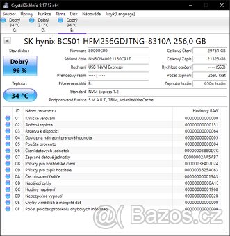 SSD NVMe M.2 SK Hynix 256GB - 4