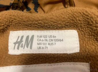 Zimní bunda H&M bel. 122 - 4