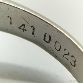 PLATINOVÝ DIAMANTOVÝ PRSTEN SE SAFÍREM 1.41 CT - 4